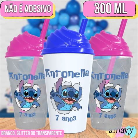 Copo Twister Ml Personalizado Stich Elo Produtos Especiais