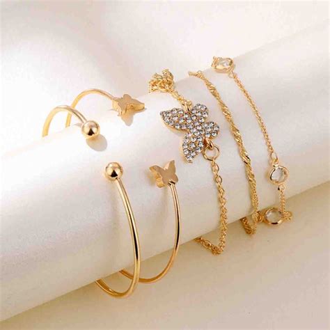 Charm Bracelet Set - 5 Pieces | Send Jewelry to Pakistan