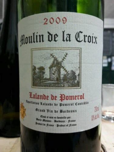 Borie Manoux Moul N De La Cro X Lalande De Pomerol Vivino Us