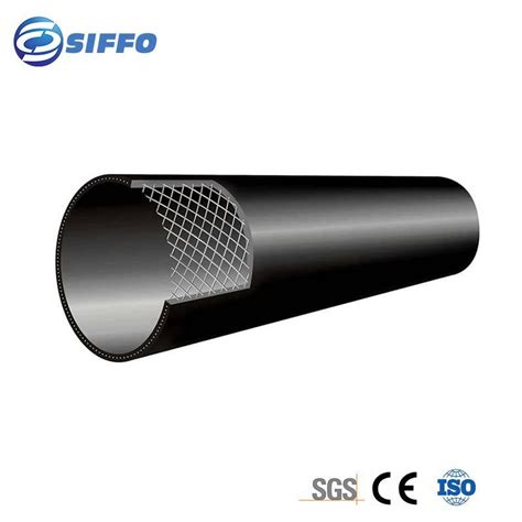 Steel Wire Mesh Skeleton Reinforced Pe Hdpe Composite Pipe Srtp Pipe