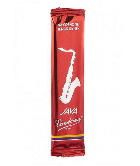 Palheta Vandoren Java Red Sax Tenor Nº 1 5 unidade O REI DAS PALHETAS