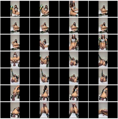 Girl In Sexy Outfit Fisting Prolapse Belly Bulge Huge Finger Dildo In Ass From Mrhankey