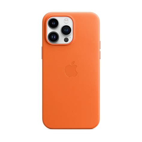 Comprar Funda Apple IPhone 14 Pro Max MagSafe Piel Naranja MacStore