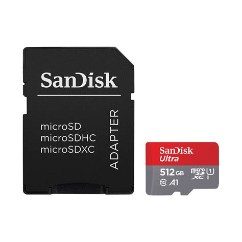 SDSQUAC-512G-GN6MA - Карта памяти SanDisk 512GB microSDXC class 10 UHS ...