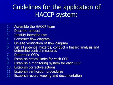 Ppt Introduction To Haccp Hazards Analysis Critical Control Point Powerpoint Presentation