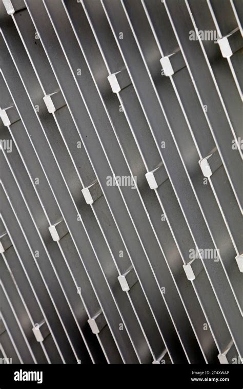 Metal Heat Sink Fin Stock Photo Alamy