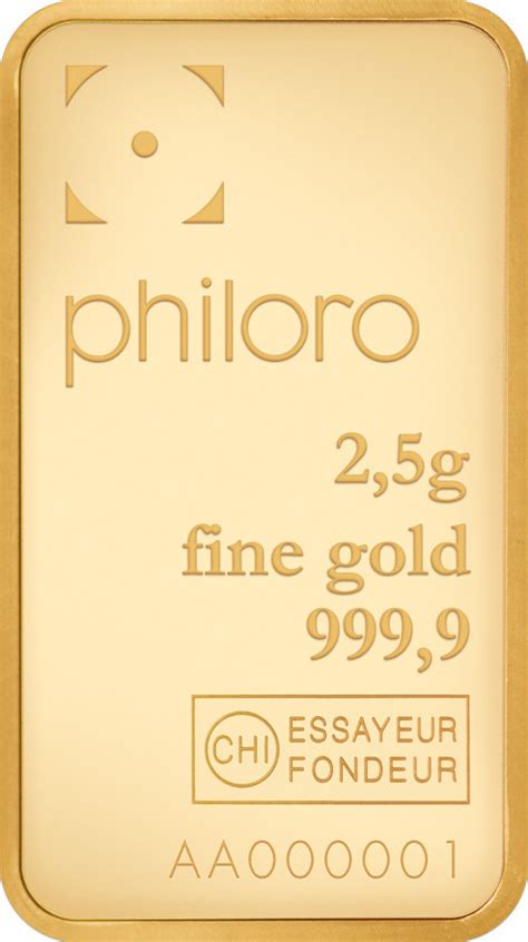 Schweiz Goldbarren Philoro Valcambi Gramm In Blister Mit