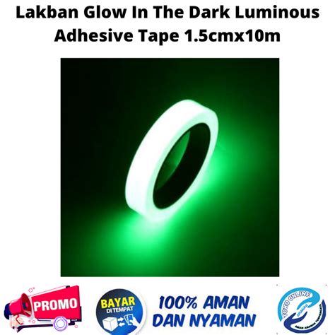 Bisa Cod Lakban Glow In The Dark Luminous Adhesive Tape Cmx M