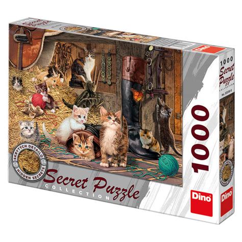 Puzzle COLLEZIONE SEGRETA Gatti 1 000 Pezzi Puzzle Mania It