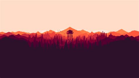 Firewatch 4K Desktop Background