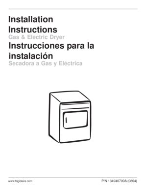 Fillable Online Installation Instructions Instrucciones Para La