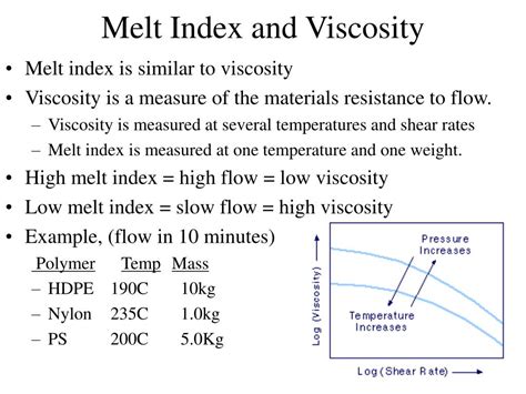 Calculating Viscosity From Melt Flow Index Tunesmaz