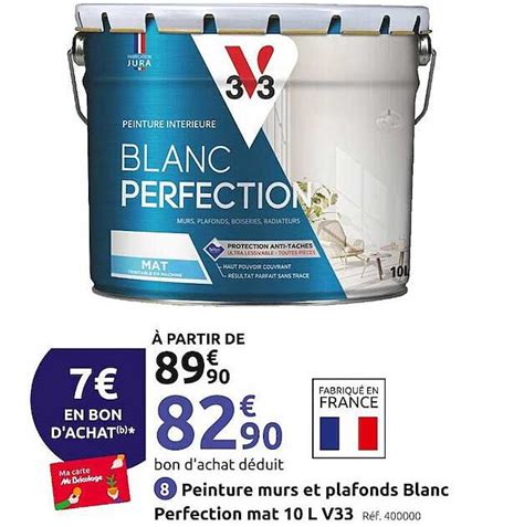 Promo Peinture Monocouche Murs Et Plafonds Chez Bricorama