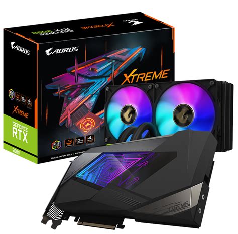 GIGABYTE GeForce RTX 3080 AORUS WaterForce Xtreme - 10GB GDDR6X RAM ...
