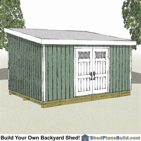 12x16 Shed Plans - Build A Backyard Shed