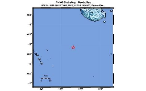 Bmkg Gempa M54 Di Laut Banda Akibat Aktivitas Sesar Aktif