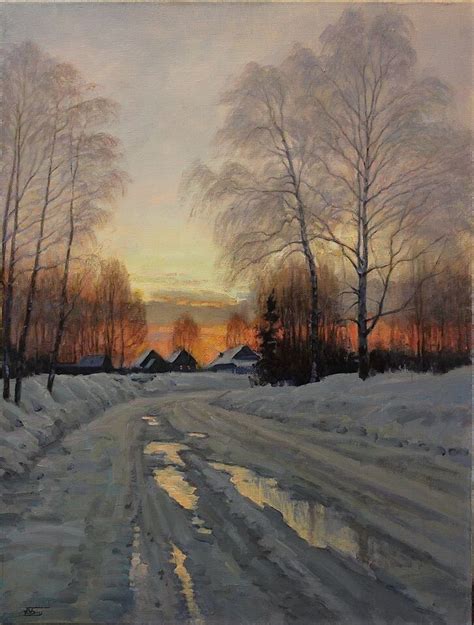 Pin By Alena Angelava On Winter Painting Nature Paintings Art Painting