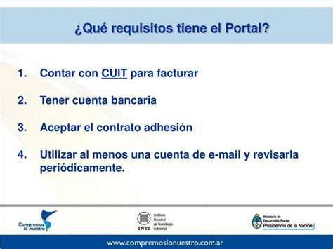 PPT Portal Compremos Lo Nuestro Una red para la Economía Social