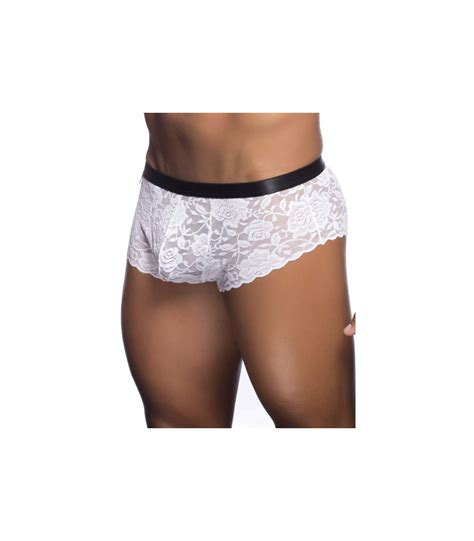 Mob MBL28 Boxer Dentelle Blanc