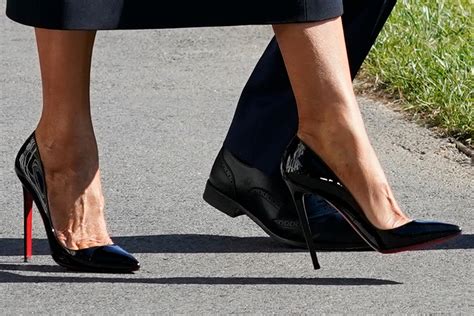 Melania Trump Is Chic in a Black Dress & Pumps for Presidential Debate ...