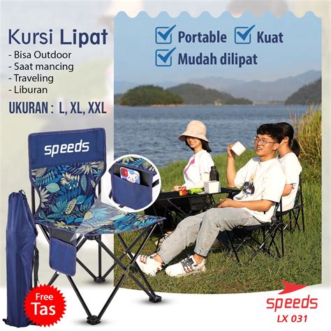 Jual Speeds Kursi Lipat Camping Kursi Lipat Outdoor Portable Kursi