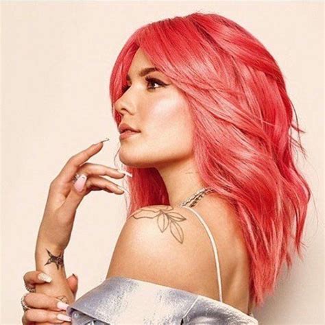 Halsey Long Hair Halsey Reveals Natural Hair And Fires Back At