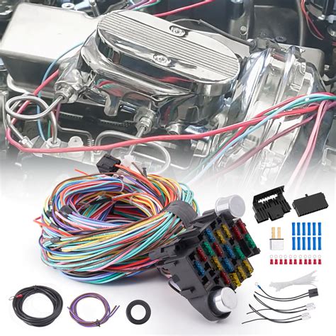 Universal Extra Long Wires Circuit Wiring Harness For Chevy Mopar