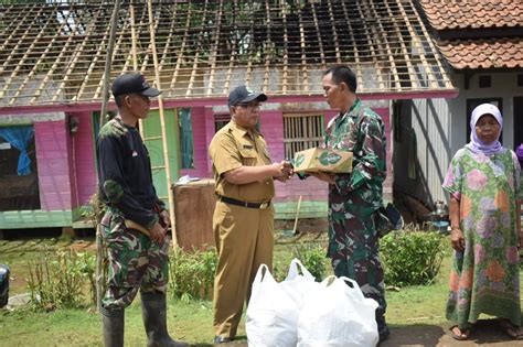 Kodim Ciamis Gelar Karya Bakti Pasca Bencana Di Kecamatan Rancah