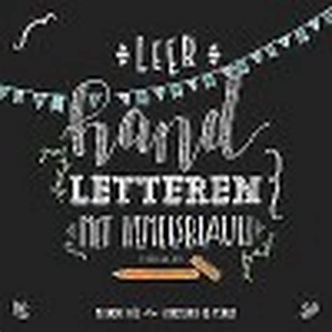 Leer Handletteren Met Hemelsblauw Hanneke Bos Boeken