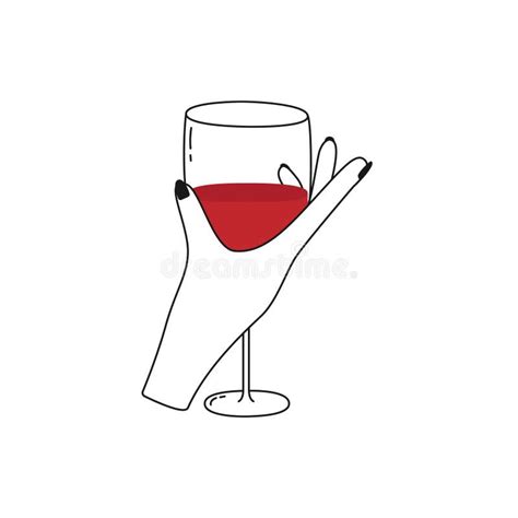 Wine Glass Cheers Line Art Stock Illustrations 642 Wine Glass Cheers