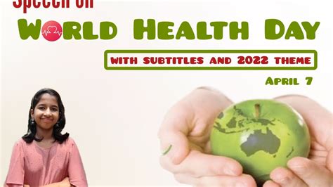 World Health Day 2022 Speech On World Health Day In English 2022 Our