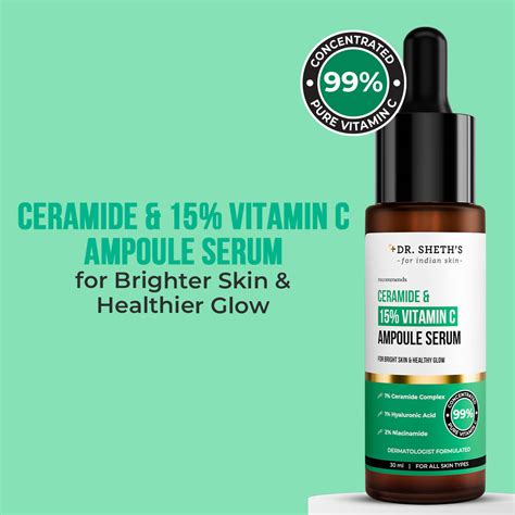 Ceramide And 15 Vitamin C Ampoule Serum 30ml Dr Sheths