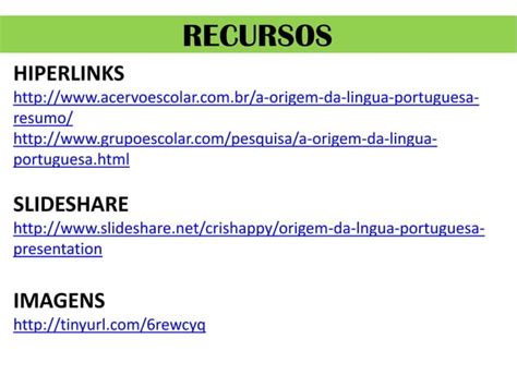 Webquest Origem Da Lingua Portuguesa PPT