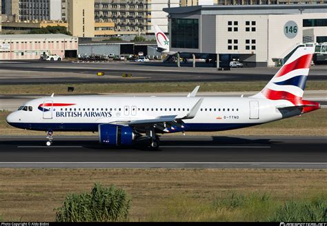 G TTND British Airways Airbus A320 251N Photo By Aldo Bidini ID