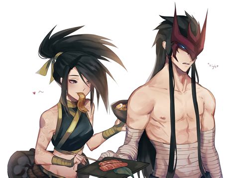 Cute Classic Akali Eating Away Yones Food By Refanyzshin On Twitter R Akalimains