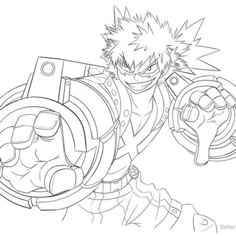 10 My Hero Academia Coloring Pages Kirishima Pictures Color Pages