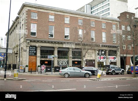 The Northern Whig building situated on the corner of Waring street and Hill Street Stock Photo ...