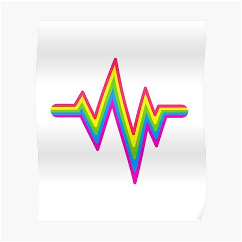 Gay Heartbeat LGBT Flag Colors LGBTQ Pride Doctor Nurse Poster For Sale By 14thFloor Redbubble