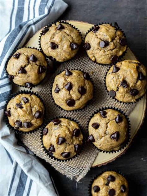 Banana Chocolate Chip Muffins Eggless Shweta In The Kitchen