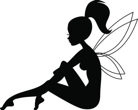 Fairy Silhouette Clip Art Vector Images And Illustrations Istock