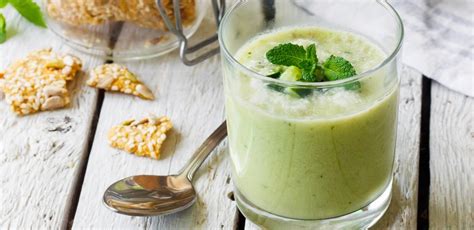 Recette Gaspacho Concombre Avocat Et Menthe Vitabio