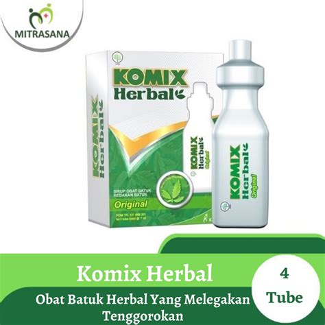 Jual Komix Herbal Original Batuk Berdahak Box Shopee Indonesia