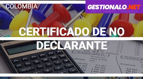 Certificado De No Declarante Descarga Datos Y M S