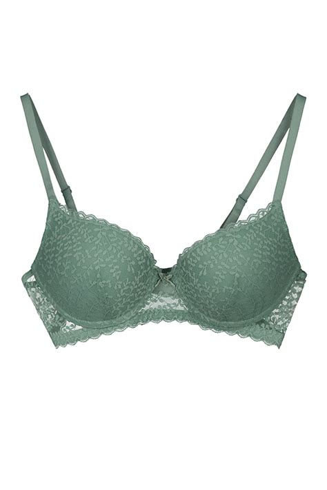 Gorgeous Light Green Lace Push Up Bra Bras Womensecret