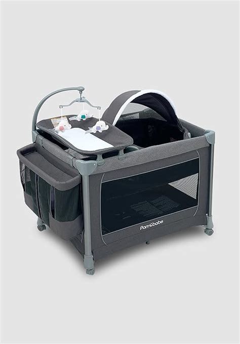 Amazon Pamo Babe Second Setup In Playard For Babies Heavy Duty Steel Frame For