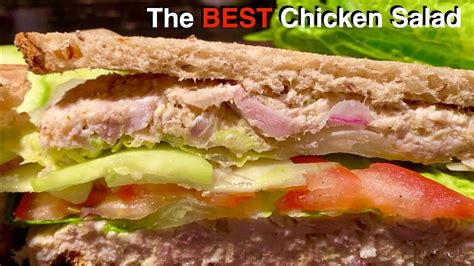 The Best Chicken Salad Sandwich Youtube