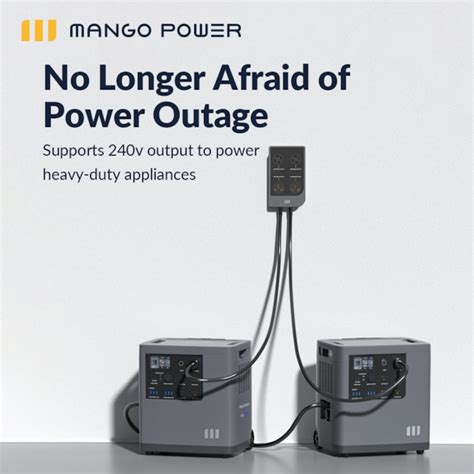 Mango Power E Series 6000 Watts Portable Power Station Mpb01us1n005 At