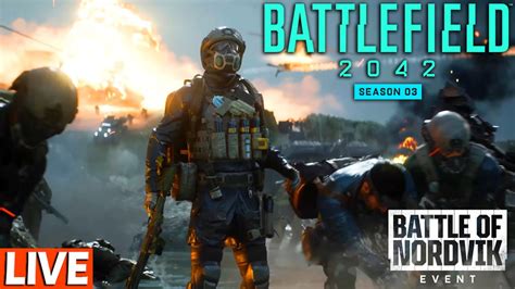 Live Battlefield 2042 PC Battle Of Nordvik Week 2 YouTube