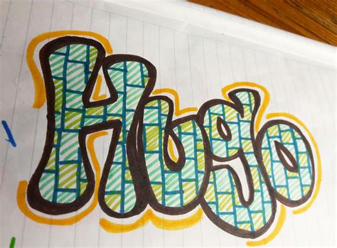 Hugo Nombre Name Lettering Letras De Graffiti Abecedario