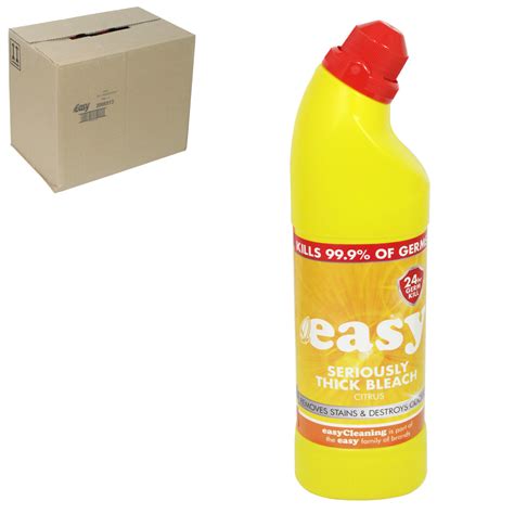 Easy Citrus Seriously Thick Bleach 750ml X12 Concord Cash And Carry